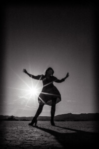 Fine Art Portrait on Dry Lake bed
